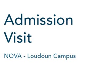 Admission Visit - NOVA Loudoun Campus